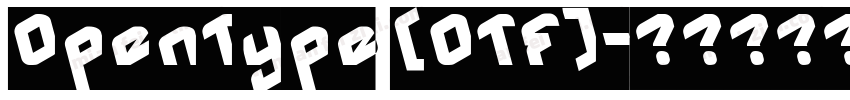 OpenType (OTF)字体转换